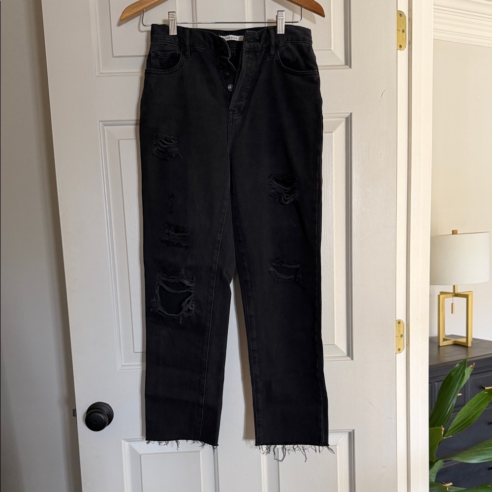 PacSun Black Straight Leg Jeans